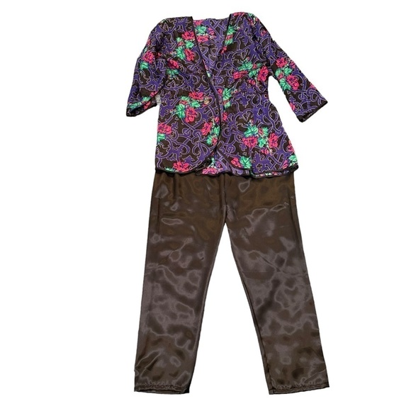 Vintage Lucie Ann II 22 piece pajama set floral paisley print - Picture 1 of 16